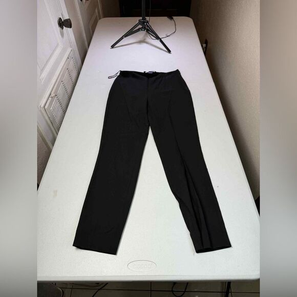 New Ralph Lauren Purple Label Women's Dress Tapered Pants Sz 4 Black damaged - Picture 1 of 13